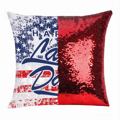 Perfect Custom Sequin Cushion Cover Photo Gift Labor Day